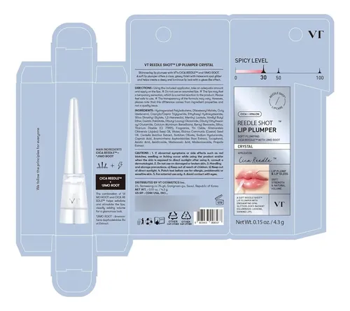 Vt Cosmetics Reedle Shot Lip Plumper Gloss Voluminizador - Imagen 3