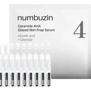 Numbuzin No.4 Ceramide Aha Serum Set Efecto Glow 10u.