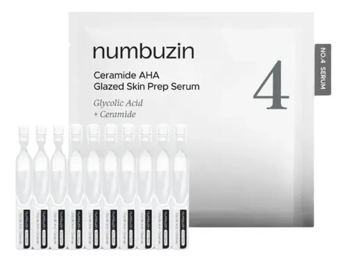 Numbuzin No.4 Ceramide Aha Serum Set Efecto Glow 10u.