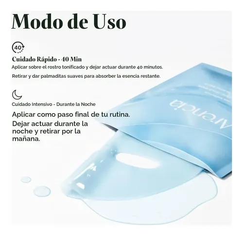 Arencia Blue Collagen Cryo Jello Mask Hidrogel Con Pdrn - Imagen 2
