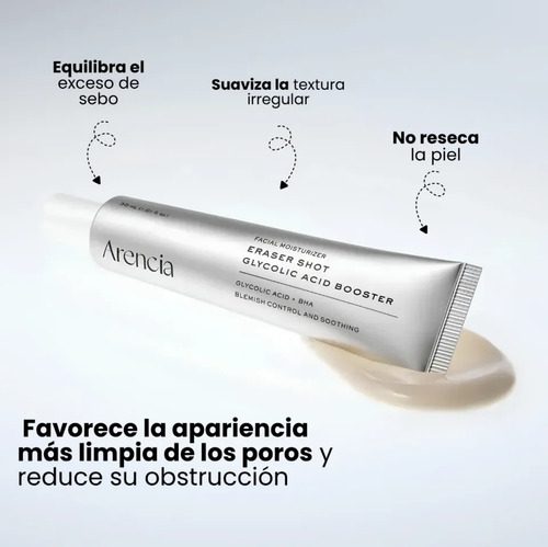 Arencia Eraser Shot Glycolic Acid Booster Mini 10 Ml - Imagen 2