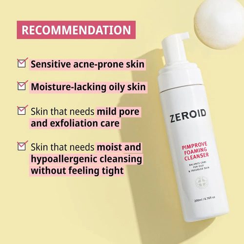 Zeroid Pimprove Foaming Cleanser Limpiador De Poros - 200ml - Imagen 5