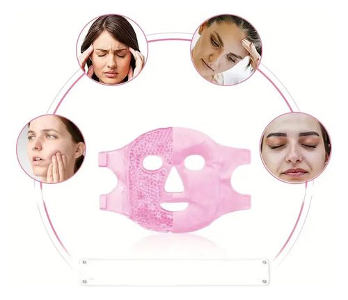 Mascarilla Facial De Gel Reutilizable Frío/calor Anti-ojeras - Imagen 6