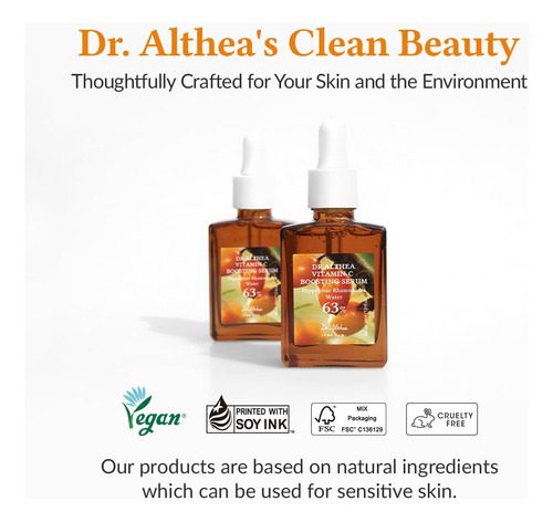Dr. Althea Vitamin C Boosting Serum Suero Iluminador - Imagen 4