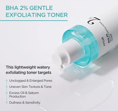 Anua Tonico Exfolian Bha 2% Gentle Exfoliating Toner 150 Ml - Imagen 10