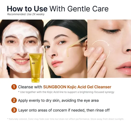 Sungboon Editor Kojic Acid Niacinamide Brightening Rice Peel - Imagen 4