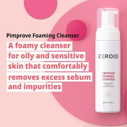 Zeroid Pimprove Foaming Cleanser Limpiador De Poros - 200ml - Imagen 3