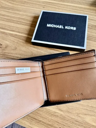 Billetera Tarjetero Michael Kors Original Caballero - Imagen 4