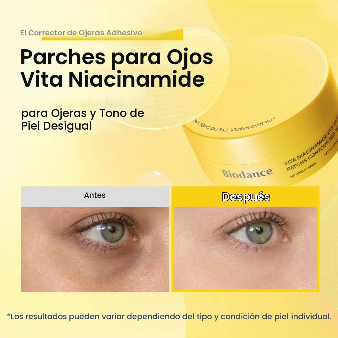 Biodance Vita niacinamide eye - 60 parches - Imagen 3