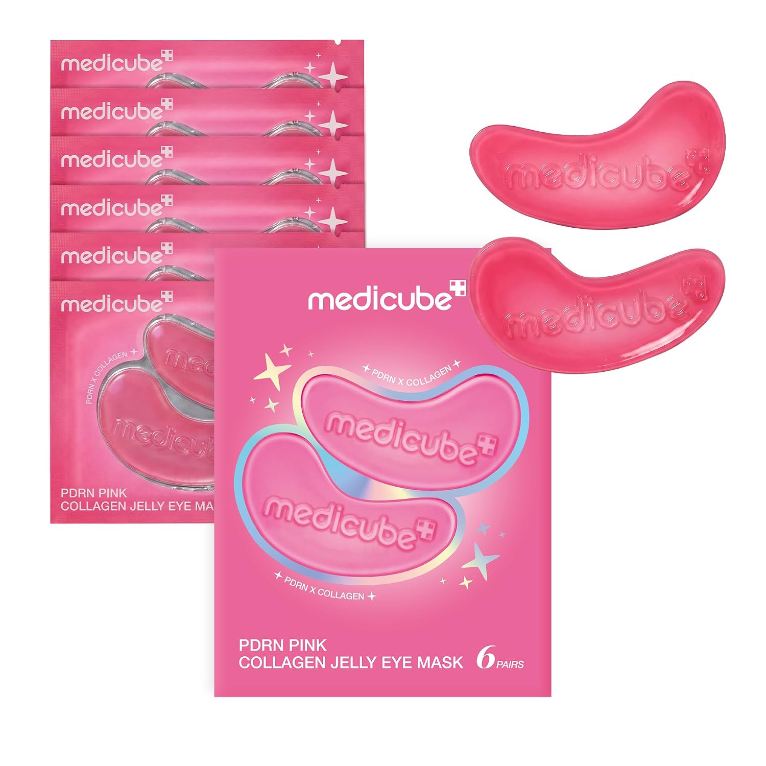 Medicube Jelly Eye Mask PDRN Pink Collagen - Parches