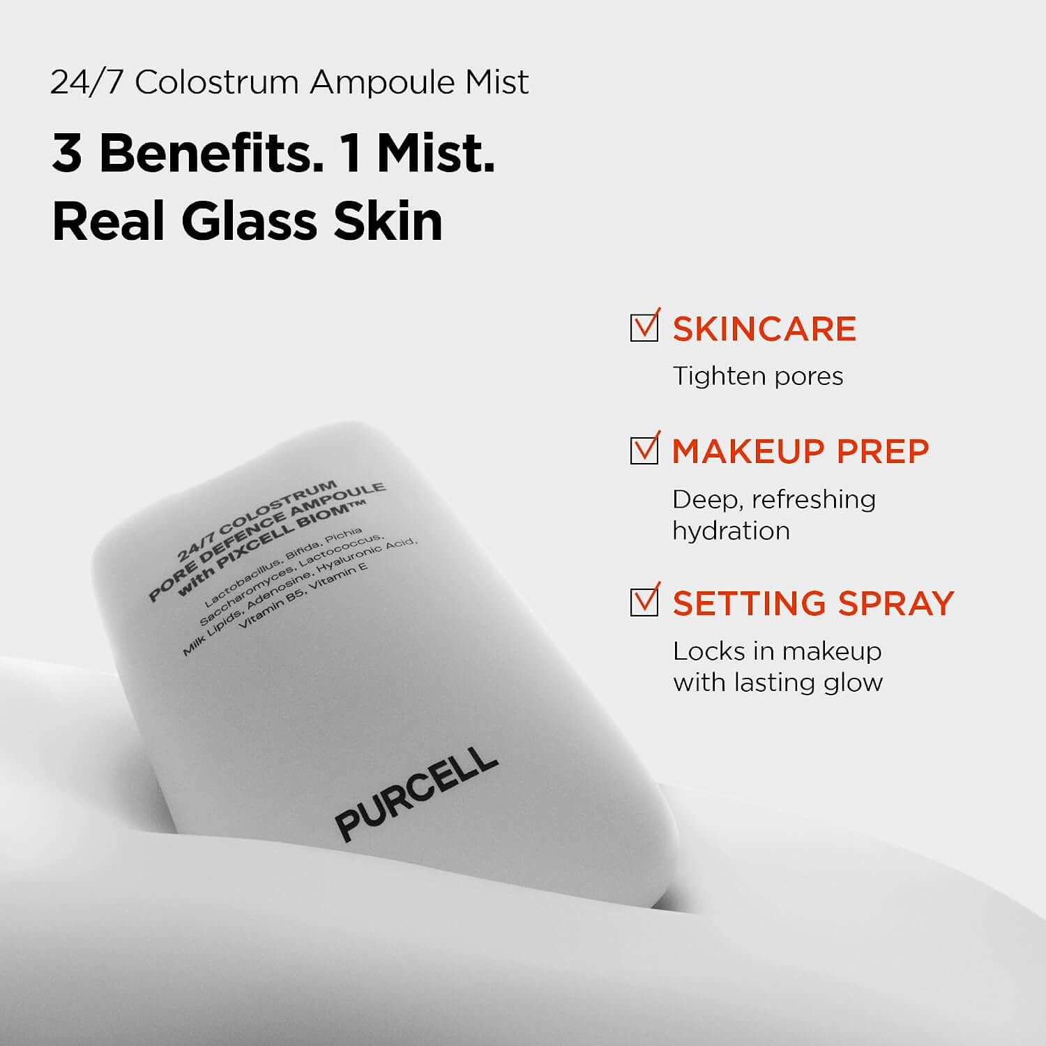 PURCELL 24/7 Colostrum Pore Defence Ampoule Mist - Imagen 3