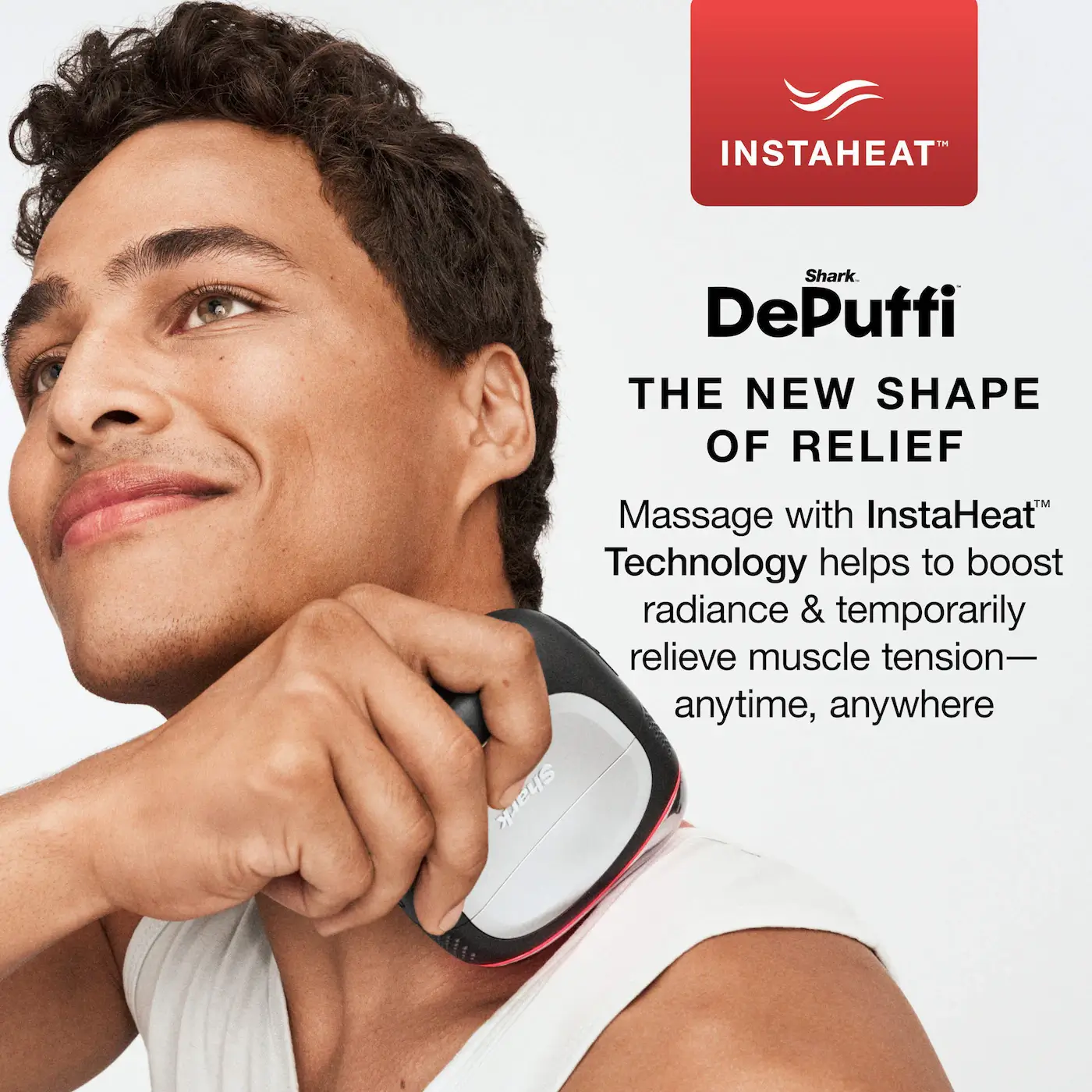 Shark Beauty DePuffi™ — Dispositivo de masaje facial con frío y calor - Imagen 4